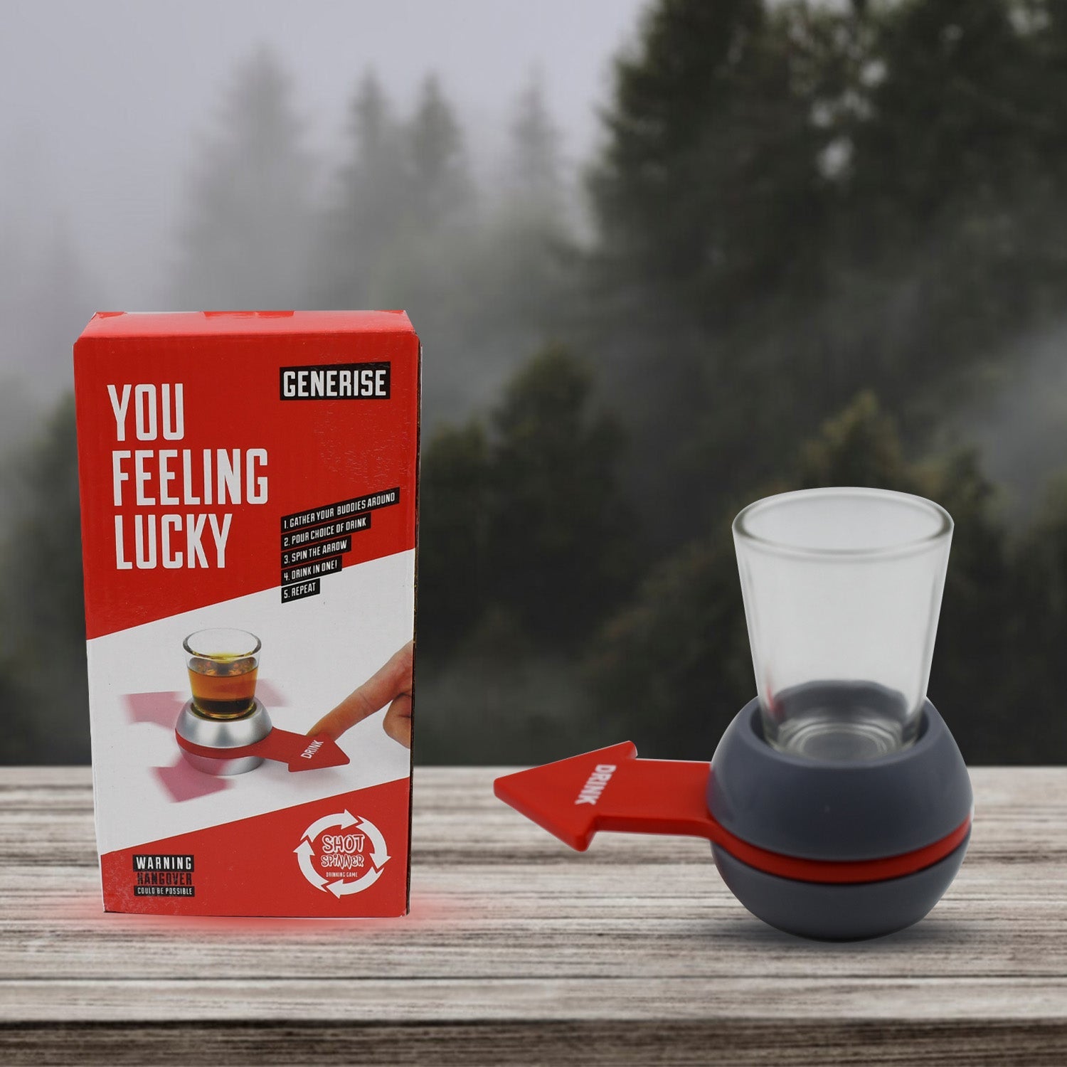 7551 Shot Spinner Spin the Shot Fun Drinking Game Spin Shot Game Party Games for Adults Includes 1.7 oz Shot Glass 7551 Shot Spinner Spin the Shot Fun Drinking Game Spin Shot Game Party Games for Adults Includes 1.7 oz Shot Glass